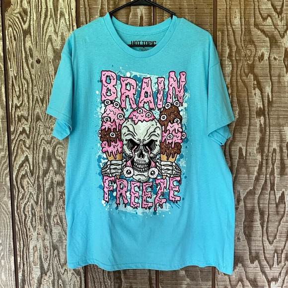 Hot Topic Brain Freeze T-shirt Sz XL - Picture 1 of 3